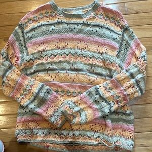 MultiColor oversized sweater